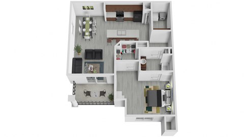 Unit Ab Floor Plan at Arbours at Quincy, Quincy, FL, 32351